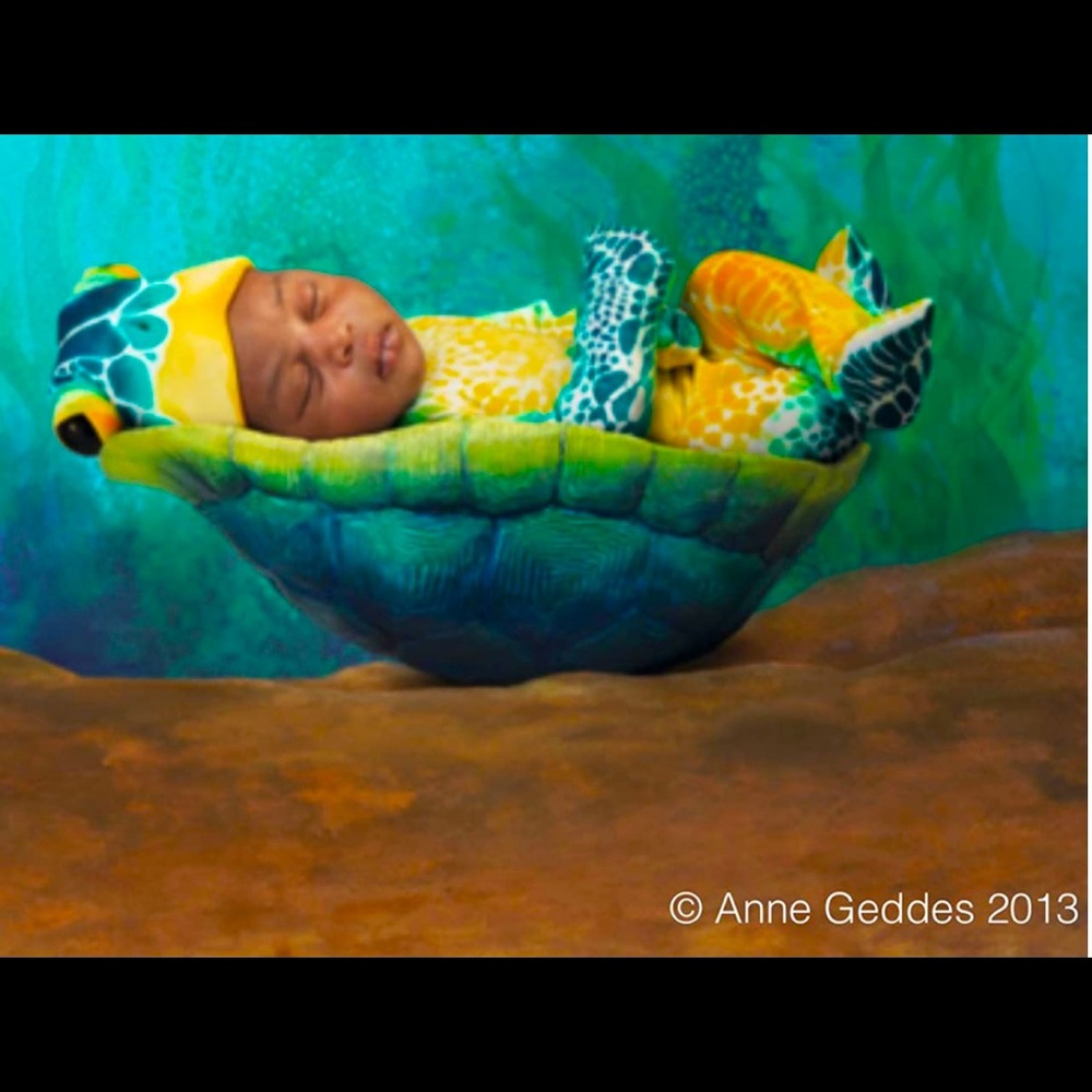 Sea turtle baby costume new with tags